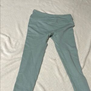 Fabletics Green Leggings with Wide Waistband